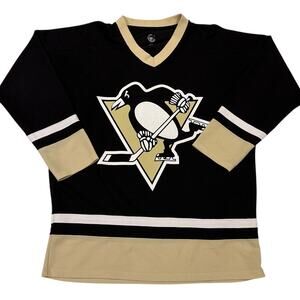 Pittsburg Penguins Sidney Crosby #87 Hockey Jersey Shirt Mens Medium Black NHL